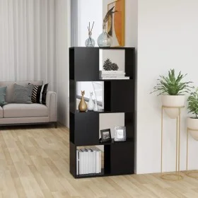 Plywood gray bookshelf divider 60x24x124.5 cm by vidaXL, Bookcases and shelves - Ref: Foro24-809082, Price: 48,94 €, Discount: %
