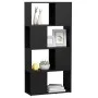 Plywood gray bookshelf divider 60x24x124.5 cm by vidaXL, Bookcases and shelves - Ref: Foro24-809082, Price: 48,94 €, Discount: %