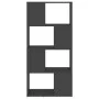 Plywood gray bookshelf divider 60x24x124.5 cm by vidaXL, Bookcases and shelves - Ref: Foro24-809082, Price: 48,94 €, Discount: %
