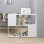 White plywood TV cabinet 80x24x63 cm by vidaXL, TV Furniture - Ref: Foro24-809116, Price: 43,63 €, Discount: %