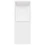 White plywood TV cabinet 80x24x63 cm by vidaXL, TV Furniture - Ref: Foro24-809116, Price: 43,63 €, Discount: %
