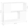 Weißer TV-Schrank aus Sperrholz, 80 x 24 x 63 cm von vidaXL, TV-Möbel - Ref: Foro24-809116, Preis: 44,41 €, Rabatt: %