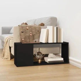 Black plywood TV cabinet 80x24x32 cm by vidaXL, TV Furniture - Ref: Foro24-809108, Price: 32,57 €, Discount: %