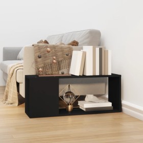 Schwarzer TV-Schrank aus Sperrholz, 80 x 24 x 32 cm von vidaXL, TV-Möbel - Ref: Foro24-809108, Preis: 33,07 €, Rabatt: %