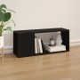 Schwarzer TV-Schrank aus Sperrholz, 80 x 24 x 32 cm von vidaXL, TV-Möbel - Ref: Foro24-809108, Preis: 33,07 €, Rabatt: %