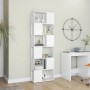 Weißes Raumteilerregal 60x24x186 cm von vidaXL, Bücherregale und Regale - Ref: Foro24-809098, Preis: 83,78 €, Rabatt: %