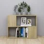 Mueble para TV madera contrachapada roble Sonoma 80x24x63 cm de vidaXL, Muebles TV - Ref: Foro24-809119, Precio: 41,67 €, Des...