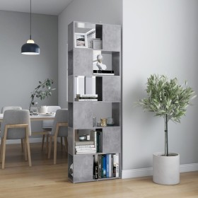 Bücherregal aus betongrauem Sperrholz, 60 x 24 x 186 cm von vidaXL, Bücherregale und Regale - Ref: Foro24-809102, Preis: 84,5...