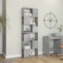 Bücherregal aus betongrauem Sperrholz, 60 x 24 x 186 cm von vidaXL, Bücherregale und Regale - Ref: Foro24-809102, Preis: 83,2...