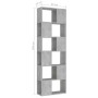 Concrete gray plywood separator bookcase 60x24x186 cm by vidaXL, Bookcases and shelves - Ref: Foro24-809102, Price: 84,58 €, ...