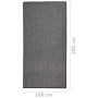 Gray flat weave outdoor rug 100x200 cm by vidaXL, Rugs - Ref: Foro24-340773, Price: 47,37 €, Discount: %