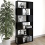 Sperrholz Bücherregal Trennwand schwarz 80x24x186 cm von vidaXL, Bücherregale und Regale - Ref: Foro24-809153, Preis: 75,76 €...