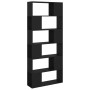Plywood black bookshelf divider 80x24x186 cm by vidaXL, Bookcases and shelves - Ref: Foro24-809153, Price: 75,76 €, Discount: %