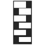 Plywood black bookshelf divider 80x24x186 cm by vidaXL, Bookcases and shelves - Ref: Foro24-809153, Price: 75,76 €, Discount: %
