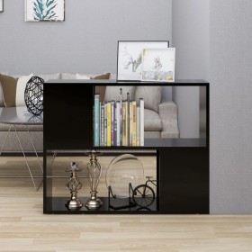 Schwarzer TV-Schrank aus Sperrholz, 80 x 24 x 63 cm von vidaXL, TV-Möbel - Ref: Foro24-809117, Preis: 43,61 €, Rabatt: %