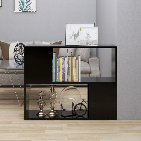 Schwarzer TV-Schrank aus Sperrholz, 80 x 24 x 63 cm von vidaXL, TV-Möbel - Ref: Foro24-809117, Preis: 43,61 €, Rabatt: %