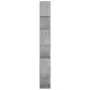 Concrete gray plywood separator bookcase 80x24x186 cm by vidaXL, Bookcases and shelves - Ref: Foro24-809156, Price: 70,23 €, ...