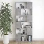 Concrete gray plywood separator bookcase 80x24x186 cm by vidaXL, Bookcases and shelves - Ref: Foro24-809156, Price: 70,23 €, ...