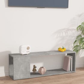 Concrete gray plywood TV cabinet 100x24x32 cm by vidaXL, TV Furniture - Ref: Foro24-809165, Price: 32,95 €, Discount: %