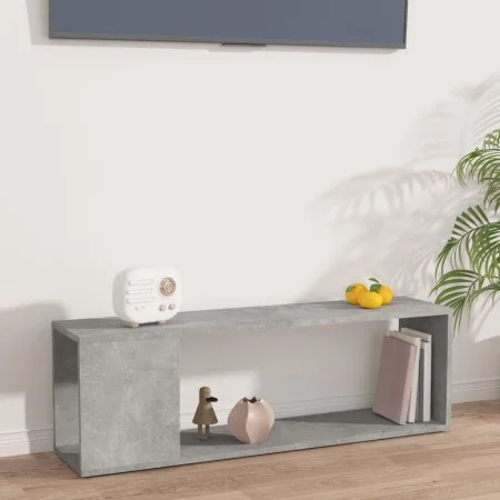 TV-Schrank aus betongrauem Sperrholz, 100 x 24 x 32 cm von vidaXL, TV-Möbel - Ref: Foro24-809165, Preis: 34,63 €, Rabatt: %