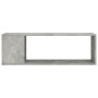 TV-Schrank aus betongrauem Sperrholz, 100 x 24 x 32 cm von vidaXL, TV-Möbel - Ref: Foro24-809165, Preis: 32,95 €, Rabatt: %