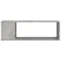 TV-Schrank aus betongrauem Sperrholz, 100 x 24 x 32 cm von vidaXL, TV-Möbel - Ref: Foro24-809165, Preis: 34,63 €, Rabatt: %