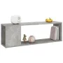 TV-Schrank aus betongrauem Sperrholz, 100 x 24 x 32 cm von vidaXL, TV-Möbel - Ref: Foro24-809165, Preis: 34,63 €, Rabatt: %