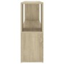 Sonoma oak plywood bookcase 100x24x63 cm by vidaXL, Bookcases and shelves - Ref: Foro24-809173, Price: 41,06 €, Discount: %