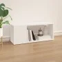 Sperrholz TV-Möbel weiß 80x24x32 cm von vidaXL, TV-Möbel - Ref: Foro24-809107, Preis: 30,54 €, Rabatt: %