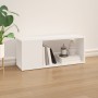 Sperrholz TV-Möbel weiß 80x24x32 cm von vidaXL, TV-Möbel - Ref: Foro24-809107, Preis: 31,01 €, Rabatt: %