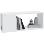 Sperrholz TV-Möbel weiß 80x24x32 cm von vidaXL, TV-Möbel - Ref: Foro24-809107, Preis: 31,01 €, Rabatt: %
