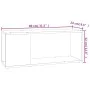 Sperrholz TV-Möbel weiß 80x24x32 cm von vidaXL, TV-Möbel - Ref: Foro24-809107, Preis: 30,54 €, Rabatt: %