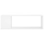 Mueble para TV madera contrachapada blanco brillo 100x24x32 cm de vidaXL, Muebles TV - Ref: Foro24-809167, Precio: 38,41 €, D...