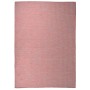 Roter flachgewebter Outdoor-Teppich 140x200 cm von vidaXL, Teppiche - Ref: Foro24-340824, Preis: 45,56 €, Rabatt: %