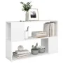 Sperrholz Bücherregal weiß 100x24x63 cm von vidaXL, Bücherregale und Regale - Ref: Foro24-809170, Preis: 44,66 €, Rabatt: %