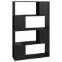 Glossy black shelving/space divider 80x24x124.5 cm by vidaXL, Bookcases and shelves - Ref: Foro24-809141, Price: 59,91 €, Dis...