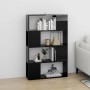 Glänzend schwarzes Regal/Raumteiler 80x24x124,5 cm von vidaXL, Bücherregale und Regale - Ref: Foro24-809141, Preis: 59,91 €, ...