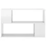 Librería de madera contrachapada blanco brillante 100x24x63 cm de vidaXL, Librerías y estanterías - Ref: Foro24-809176, Preci...