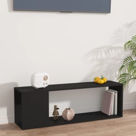 Schwarzer TV-Schrank aus Sperrholz, 100 x 24 x 32 cm von vidaXL, TV-Möbel - Ref: Foro24-809162, Preis: 38,48 €, Rabatt: %