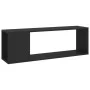 Schwarzer TV-Schrank aus Sperrholz, 100 x 24 x 32 cm von vidaXL, TV-Möbel - Ref: Foro24-809162, Preis: 38,12 €, Rabatt: %