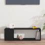 Schwarzer TV-Schrank aus Sperrholz, 100 x 24 x 32 cm von vidaXL, TV-Möbel - Ref: Foro24-809162, Preis: 38,48 €, Rabatt: %