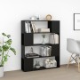 Schwarzes Regal/Raumteiler 100x24x124 cm von vidaXL, Bücherregale und Regale - Ref: Foro24-809189, Preis: 61,32 €, Rabatt: %