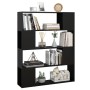 Schwarzes Regal/Raumteiler 100x24x124 cm von vidaXL, Bücherregale und Regale - Ref: Foro24-809189, Preis: 61,32 €, Rabatt: %