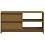 TV-Schrank aus massivem Kiefernholz in Honigbraun, 80 x 31 x 39 cm von vidaXL, TV-Möbel - Ref: Foro24-809897, Preis: 57,78 €,...
