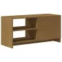 TV-Schrank aus massivem Kiefernholz in Honigbraun, 80 x 31 x 39 cm von vidaXL, TV-Möbel - Ref: Foro24-809897, Preis: 57,78 €,...