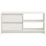Massiver TV-Schrank aus weißem Kiefernholz, 80 x 31 x 39 cm von vidaXL, TV-Möbel - Ref: Foro24-809895, Preis: 60,33 €, Rabatt: %
