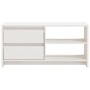 Massiver TV-Schrank aus weißem Kiefernholz, 80 x 31 x 39 cm von vidaXL, TV-Möbel - Ref: Foro24-809895, Preis: 62,93 €, Rabatt: %
