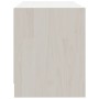 Massiver TV-Schrank aus weißem Kiefernholz, 80 x 31 x 39 cm von vidaXL, TV-Möbel - Ref: Foro24-809895, Preis: 62,93 €, Rabatt: %