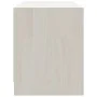 Mueble para TV de madera maciza de pino blanco 80x31x39 cm de vidaXL, Muebles TV - Ref: Foro24-809895, Precio: 60,33 €, Descu...