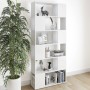 Weißes Sperrholz-Separator-Bücherregal 80x24x186 cm von vidaXL, Bücherregale und Regale - Ref: Foro24-809152, Preis: 79,32 €,...